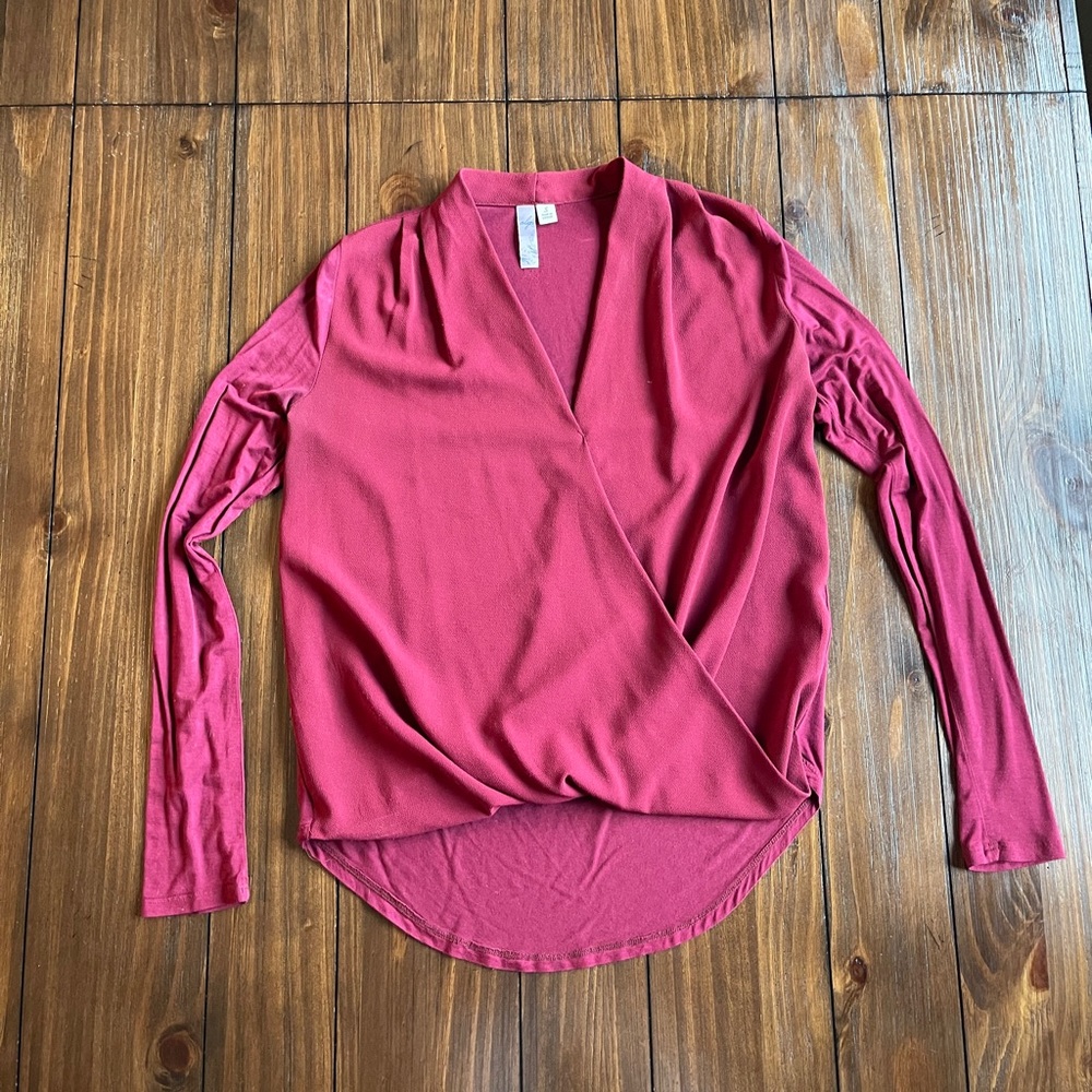 Maroon blouse